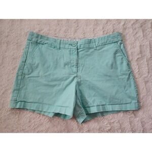 Crown & Ivy Mint Green Shorts Womens Size 14 Inseam 5"